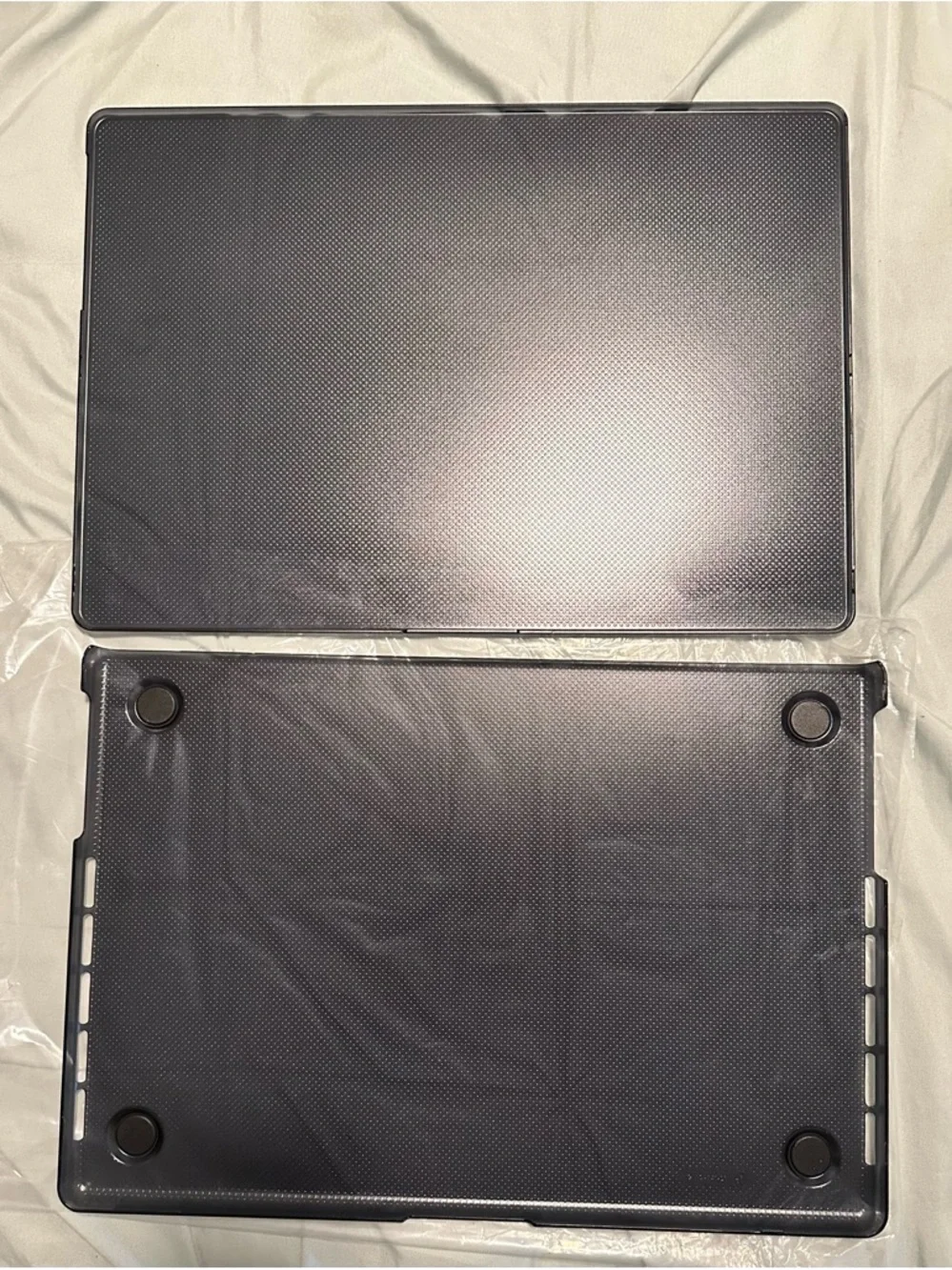 Incase Laptop Shell Case in Dark Gray and White